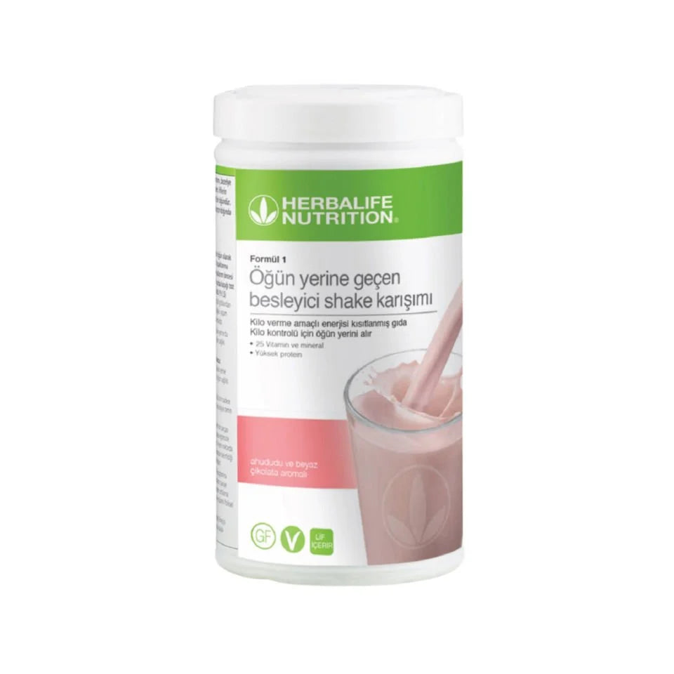 Formül 1 Herbalife Ahududu ve Beyaz Çikolatalı Shake 500 gr