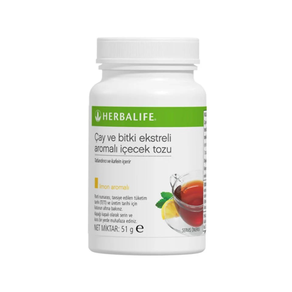 Bitkisel Konsantre Herbalife Çayı Limon Aromalı 51 gr