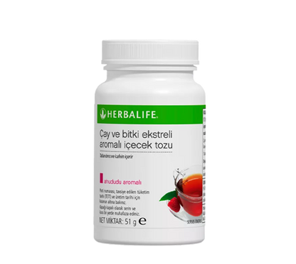 Bitkisel Konsantre Herbalife Çayı Ahududu Aromalı 51 gr